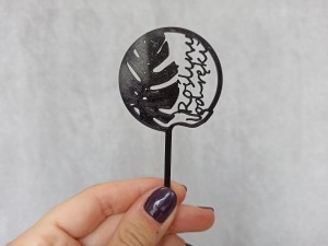 WPINKA Z LOGO ROŚLINY OD RĘKI