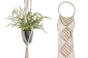 MAKRAMA NATURAL SZNURKOWA 145 CM