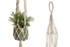 MAKRAMA NATURAL SZNURKOWA 120 CM